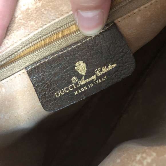 Gucci Vintage Interlocking GG Monogram Zipper Wristlet Cosmetic Pouch Clutch - Picture 12 of 15